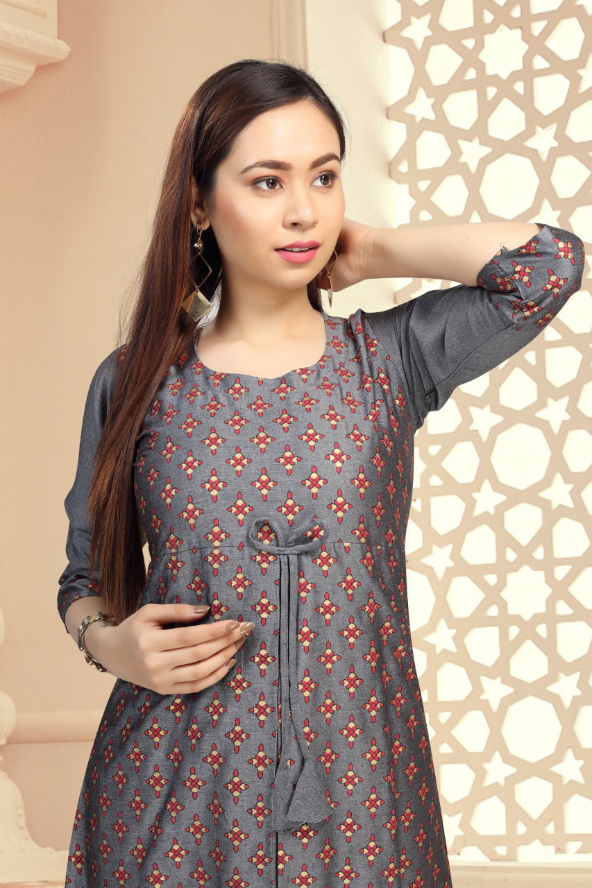 Fashion Talk Dolly Latest Fancy Wear Printed Designer Anarkali Kurtis Collection